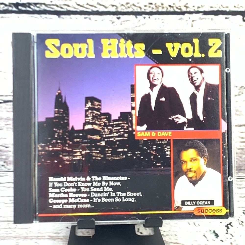 Soul Hits Vol. 2 [1989 CD] Sam &‎ Dave Billy Ocean Harold Melvin James Brown